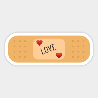 Love Patch / bandaid Sticker